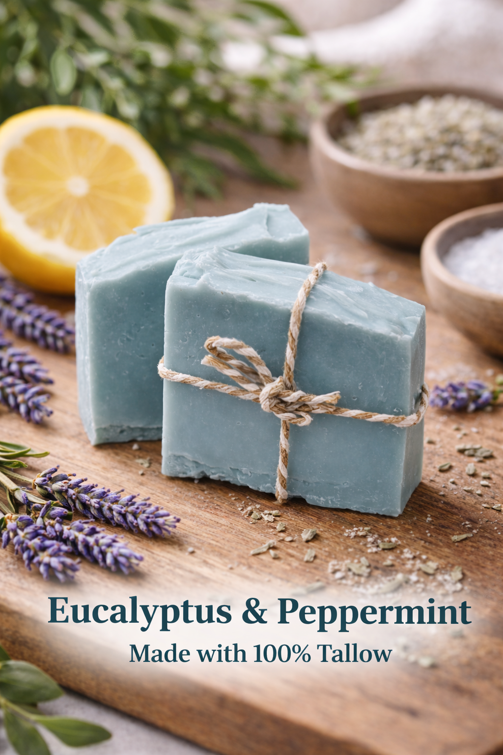Eucalyptus & Peppermint Tallow Soap