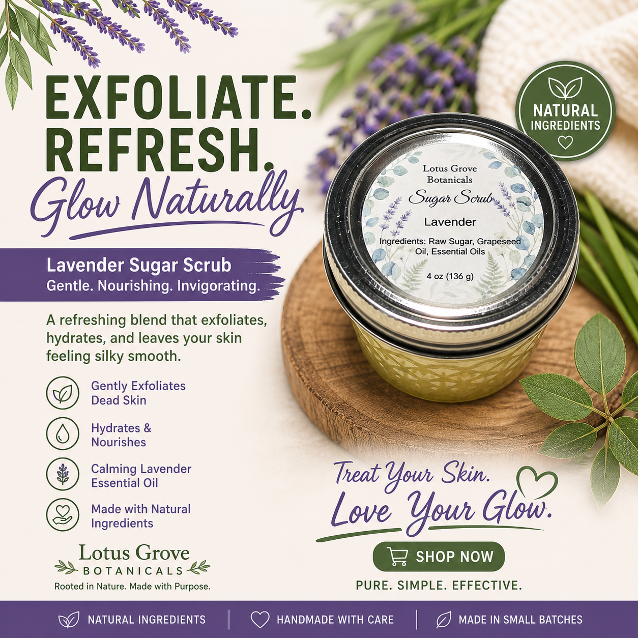 4oz Sugar Scrub